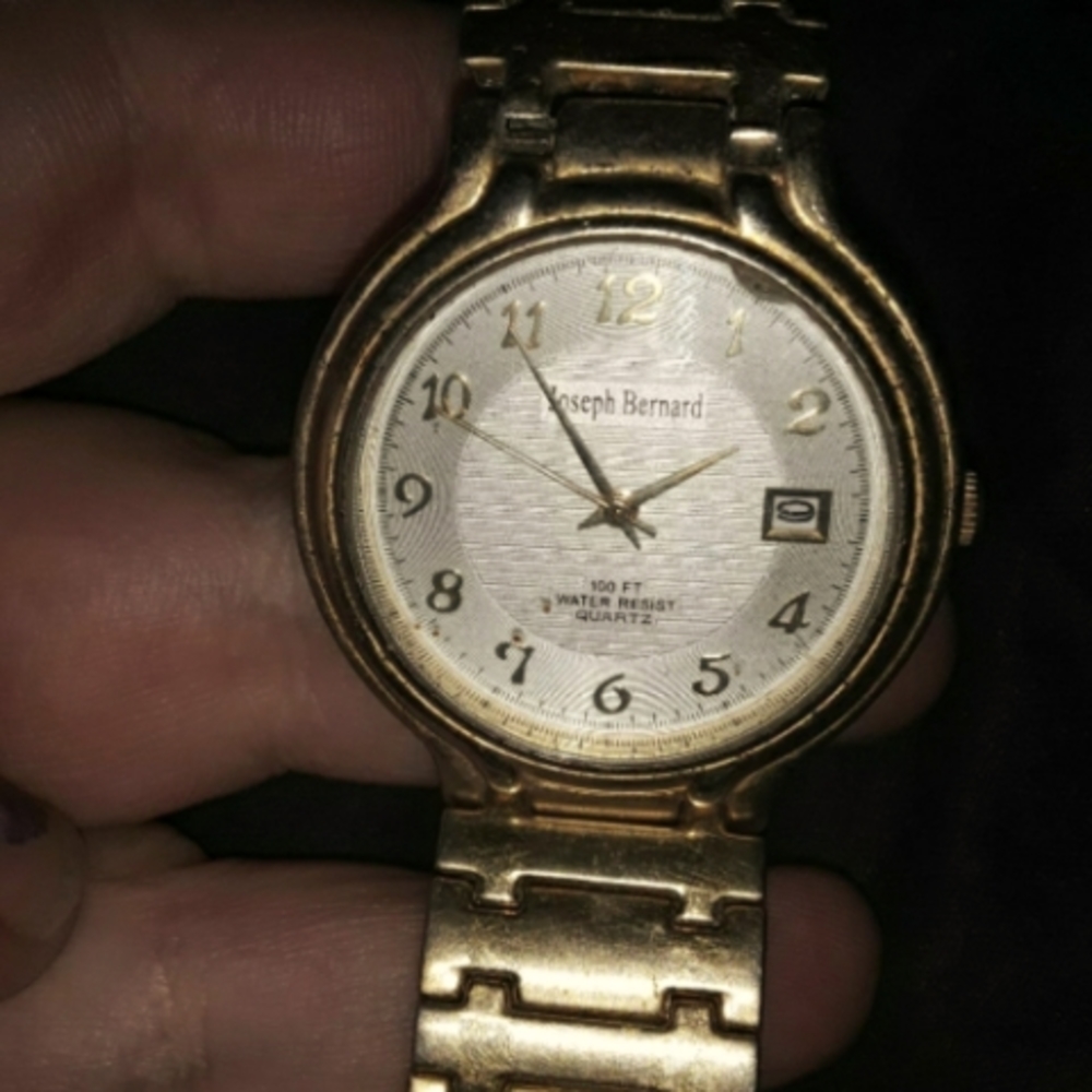 Mens Vintage Joseph Bernard Water Resistant Watch